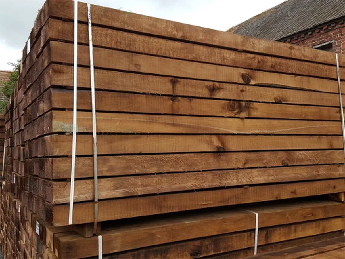 Brown Treated Garden Sleepers