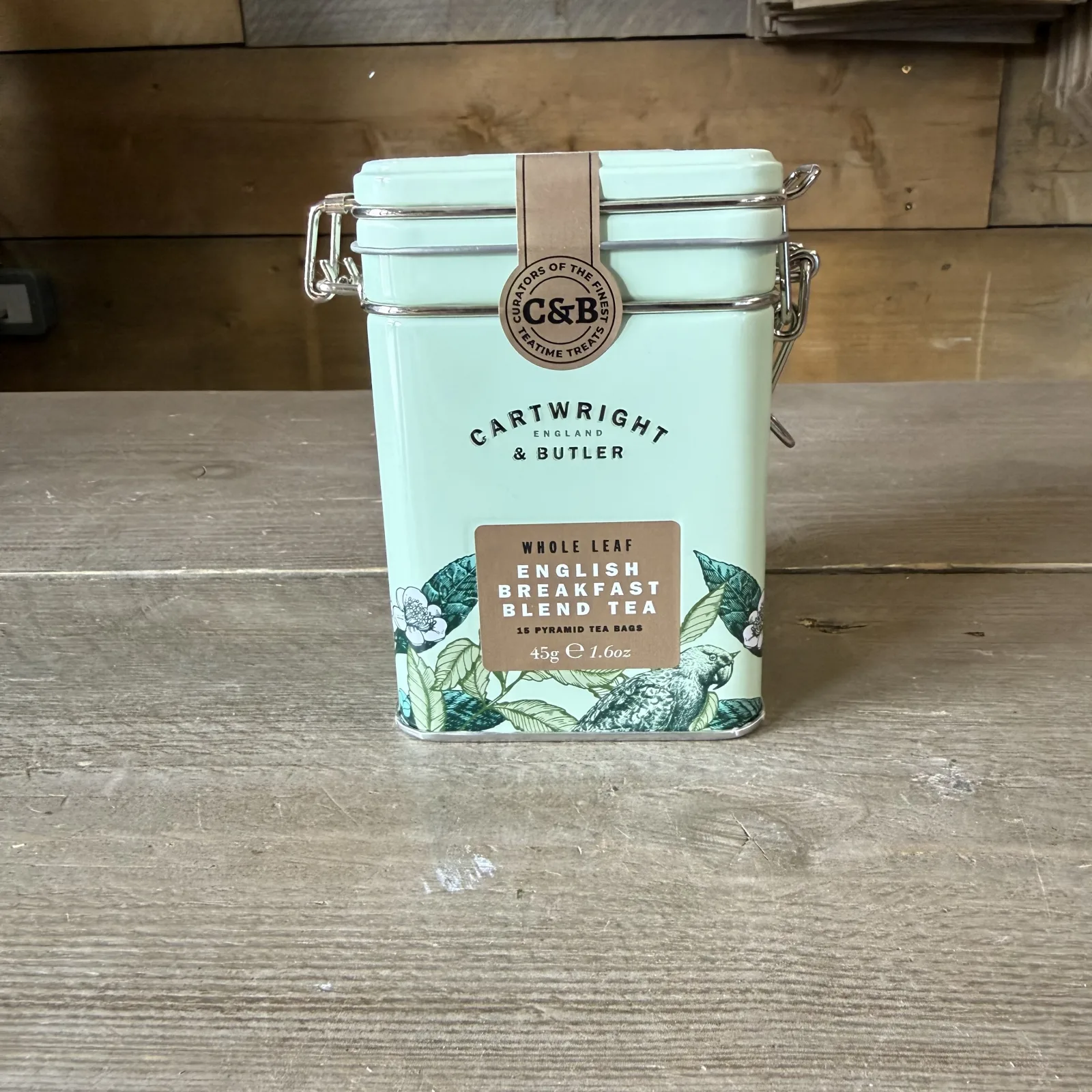 Whole Leaf Pyramid Tea Bag Tin