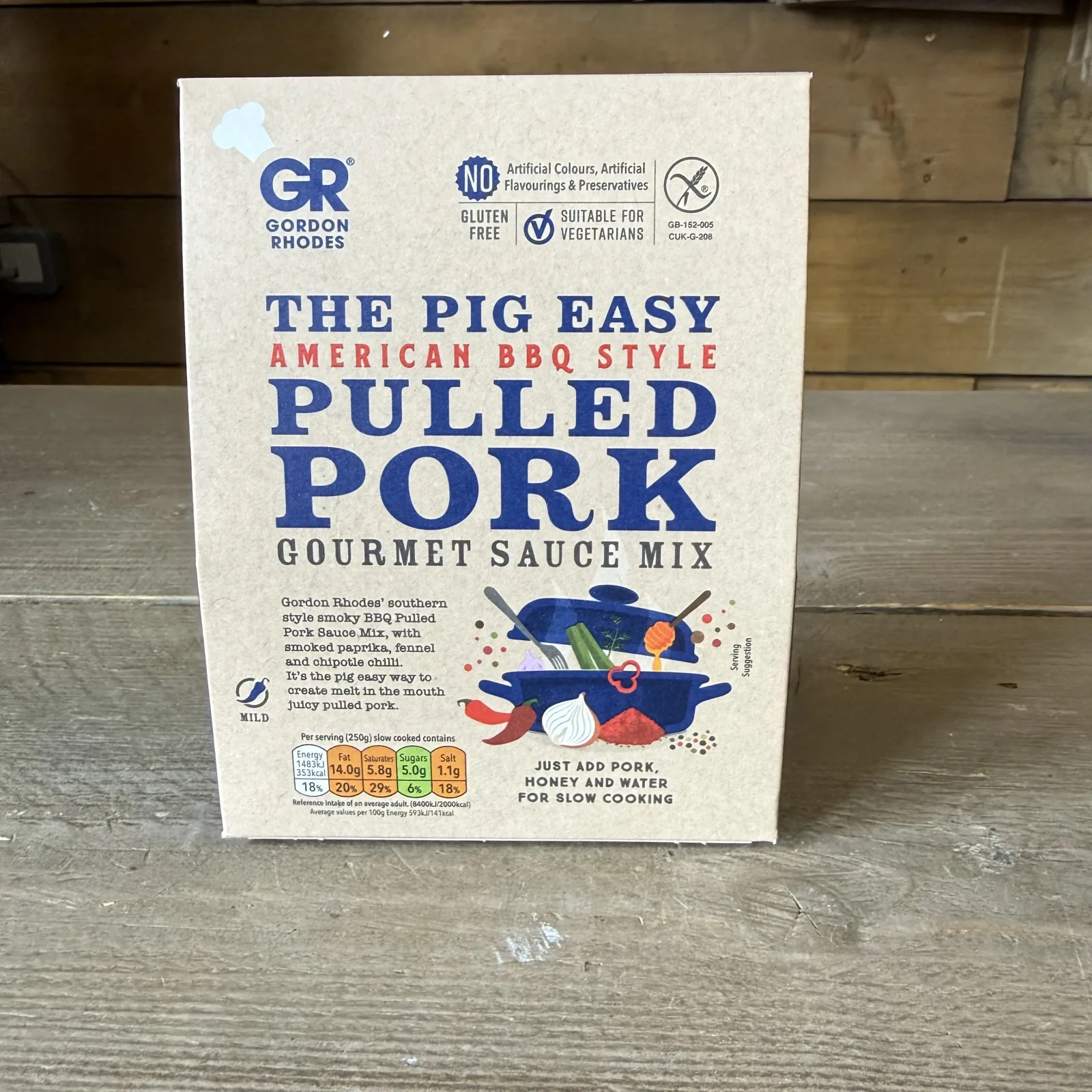Gordon Rhodes American BBQ Pulled Pork Mix