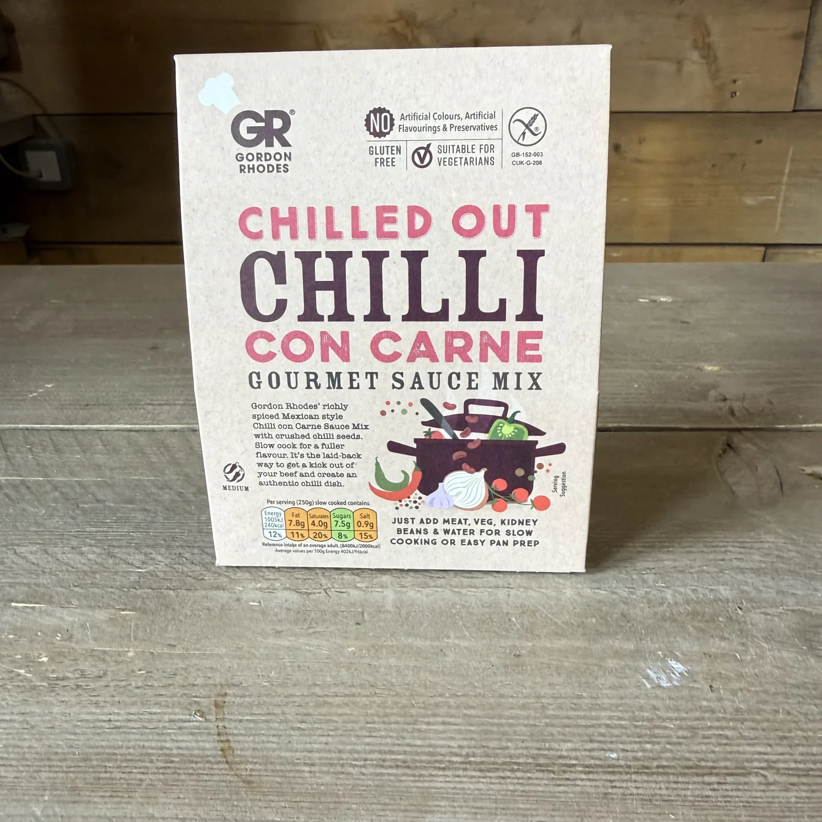 Gordon Rhodes Chilled Chilli Con Carne