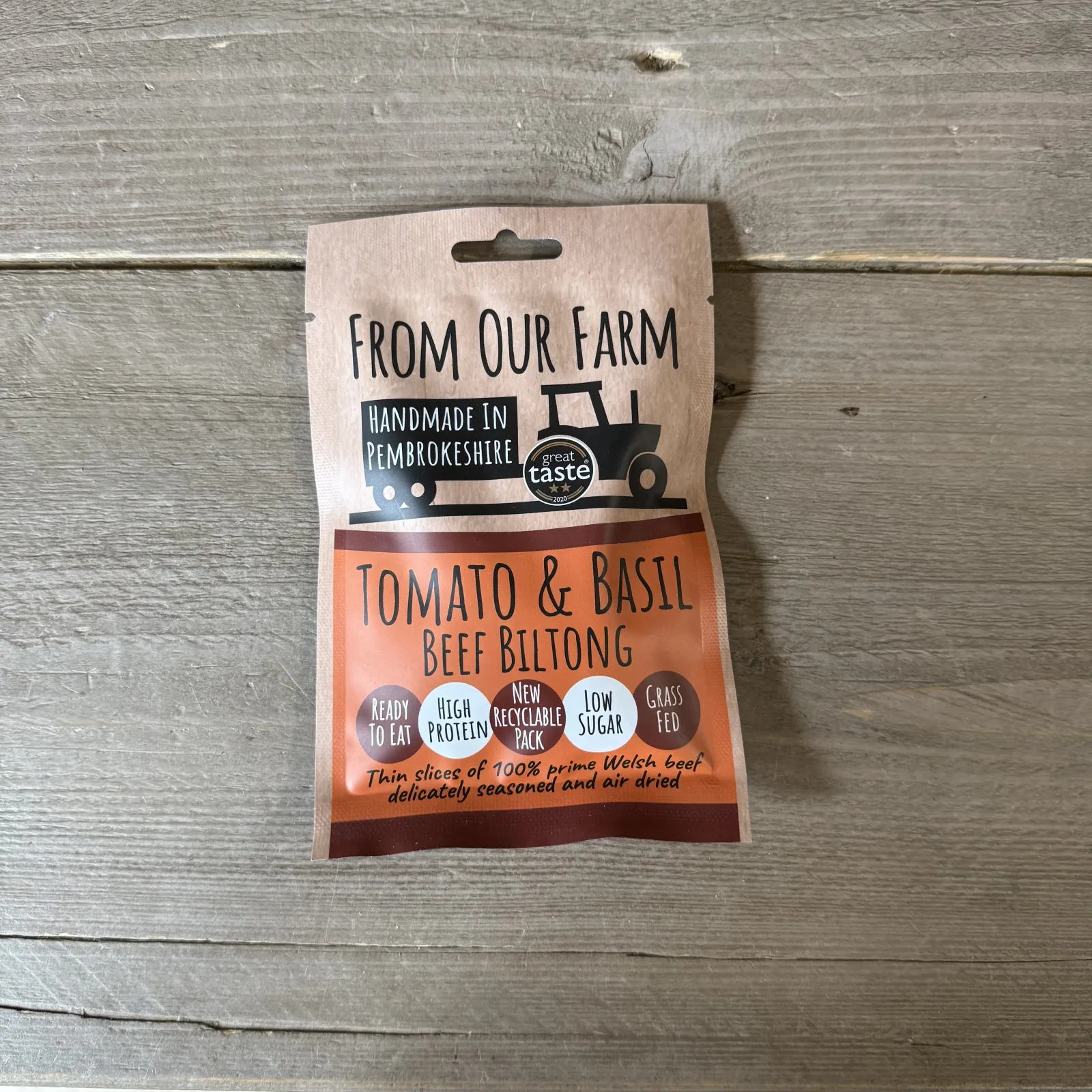 From our Farm - Tomato & Basil Biltong